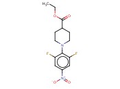 ETHYL 1-(2,6-DIFLUORO-4-NITROPHENYL)PIPERIDINE-4-CARBOXYLATE