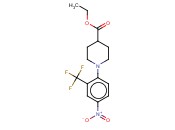 ETHYL 1-(2-(TRIFLUOROMETHYL)-4-NITROPHENYL)PIPERIDINE-4-CARBOXYLATE