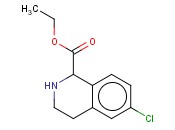 ETHYL <span class='lighter'>6-CHLORO-1,2,3,4</span>-TETRAHYDRO-ISOQUINOLINE-1-CARBOXYLATE
