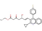 6-HEPTENOIC ACID, 7-[2-CYCLOPROPYL-4-(4-FLUOROPHENYL)-3-QUINOLINYL]-5-HYDROXY-3-OXO-, ETHYL ESTER, (5S, 6E)-