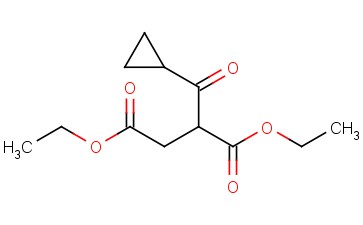 2-CYCLOPROPANECARBONYL-<span class='lighter'>SUCCINIC</span> ACID DIETHYL ESTER
