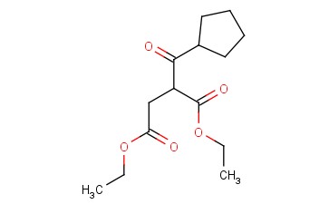 2-CYCLOPENTANECARBONYL-<span class='lighter'>SUCCINIC</span> ACID DIETHYL ESTER