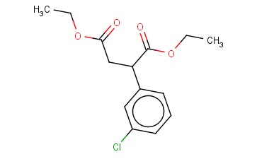 2-(3-CHLORO-PHENYL)-<span class='lighter'>SUCCINIC</span> ACID DIETHYL ESTER