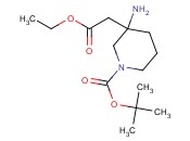 ETHYL (3-AMINO-1-BOC-PIPERIDIN-3-YL)-ACETATE