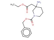 BENZYL 3-((ETHOXYCARBONYL)METHYL)-3-AMINOPIPERIDINE-1-CARBOXYLATE