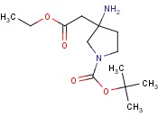 ETHYL (3-AMINO-1-BOC-PYRROLIDIN-3-YL)-ACETATE