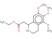 1,2,3,4-TETRAHYDRO-5,6,7-TRIMETHOXY-1-ISOQUINOLINEACETIC ACID ETHYL ESTER