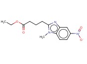 ETHYL 4-(1-METHYL-5-NITRO-1H-BENZO[D]IMIDAZOL-2-YL)BUTANOATE
