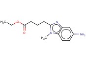 1-Methyl-5-amino-1H-benzimidazole-2-<span class='lighter'>butanoic</span> Acid Ethyl <span class='lighter'>Ester</span>