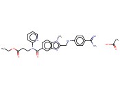 N-[[2-[[[(4-(氨基亚胺<span class='lighter'>甲基</span>)苯基]胺基]<span class='lighter'>甲基</span>]-1<span class='lighter'>甲基</span>-1H-5-苯并咪唑]羰基]N-2-<span class='lighter'>吡啶基</span>-b-丙氨酸乙酯
