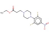 ETHYL 3-(4-(2,6-DIFLUORO-4-NITROPHENYL)PIPERAZIN-1-YL)PROPANOATE
