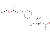 ETHYL 3-(4-(2-METHYL-4-NITROPHENYL)PIPERAZIN-1-YL)PROPANOATE