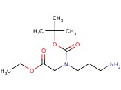 ETHYL 2-((3-AMINOPROPYL)(TERT-BUTOXYCARBONYL)AMINO)ACETATE