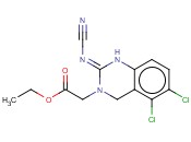 (2-氰基<span class='lighter'>亚</span><span class='lighter'>氨基</span>-5,6-<span class='lighter'>二</span>氯-1,2,3,4-四氢喹唑啉-3-基)<span class='lighter'>乙酸乙酯</span>