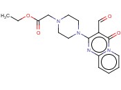 ETHYL 2-(4-(3-FORMYL-4-OXO-4H-PYRIDO[1,2-A]PYRIMIDIN-2-YL)PIPERAZIN-1-YL)ACETATE