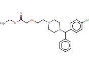 ACETIC ACID, 2-[2-[4-[(4-CHLOROPHENYL)PHENYLMETHYL]-1-PIPERAZINYL]ETHOXY]-, ETHYL ESTER