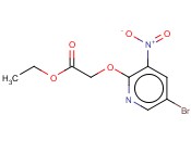 2-(5-<span class='lighter'>溴</span>-3-硝基-2-吡啶氧基)乙酸<span class='lighter'>乙酯</span>
