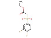 2-[(3,4-<span class='lighter'>二</span>氟苯基)磺酰基]<span class='lighter'>乙酸乙酯</span>