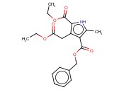 2-乙基-3-(2-乙氧基-2-氧代乙基)-5-甲基-1H-吡咯-2,4-<span class='lighter'>二羧酸</span>-4-苄酯