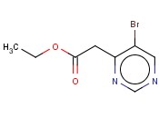 (5-BROMO-PYRIMIDIN-4-YL)-ACETIC ACID ETHYL ESTER
