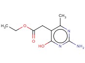ETHYL (2-<span class='lighter'>AMINO</span>-4-HYDROXY-6-METHYL-5-PYRIMIDINYL)<span class='lighter'>ACETATE</span>