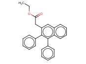 ETHYL 2-(3,4-DIPHENYLNAPHTHALEN-2-YL)ACETATE