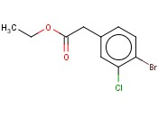 4-BROMO-3-<span class='lighter'>CHLOROPHENYLACETIC</span> ACID ETHYL ESTER