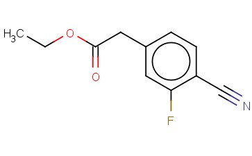 4-CYANO-3-<span class='lighter'>FLUOROPHENYLACETIC</span> ACID ETHYL ESTER