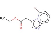 ETHYL 4-<span class='lighter'>BROMOIMIDAZO</span>[<span class='lighter'>1,2-A</span>]<span class='lighter'>PYRIDINE</span>-3-ACETATE