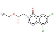 6,8-DICHLORO-4(3H)-OXO-3-QUINAZOLINEACETIC ACID ETHYL ESTER