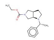 PYRROLO[3,4-B]PYRROLE-5(1H)-CARBOXYLIC ACID, HEXAHYDRO-1-[(1R)-1-PHENYLETHYL]-, ETHYL ESTER, (3AR,6AR)-