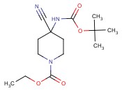 ETHYL 4-([(TERT-BUTOXY)CARBONYL]AMINO)-4-CYANOPIPERIDINE-1-CARBOXYLATE