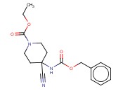 ETHYL 4-([(BENZYLOXY)CARBONYL]AMINO)-4-CYANOPIPERIDINE-1-CARBOXYLATE