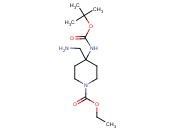 ETHYL 4-(AMINOMETHYL)-4-([(TERT-BUTOXY)CARBONYL]AMINO)PIPERIDINE-1-CARBOXYLATE