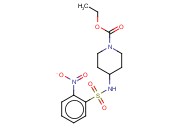 ETHYL 4-([(2-NITROPHENYL)SULFONYL]AMINO)PIPERIDINE-1-CARBOXYLATE