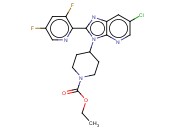 ETHYL 4-(6-CHLORO-2-(3,5-DIFLUOROPYRIDIN-2-YL)-3H-IMIDAZO[4,5-B]PYRIDIN-3-YL)PIPERIDINE-1-CARBOXYLATE