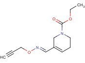 1(2H)-PYRIDINECARBOXYLIC ACID, 3,6-DIHYDRO-5-((2-PROPYNYLOXYIMINO)METH YL)-, ETHYL ESTER, (E)-