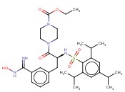 1-Piperazinecarboxylic acid,4-((2S)-3-(3-((<span class='lighter'>hydroxyamino</span>)iminomethyl)phenyl)-1-oxo-2-(((2,4,6