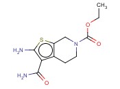Ethyl 2-amino-3-(aminocarbonyl)-4,7-dihydro-thieno[2,3-c]pyridine-6(5H)-carboxylate