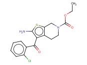 2-AMINO-3-(2-CHLOROBENZOYL)-6-ETHOXYCARBONYL-4,5,6,7-TETRAHYDROPYRIDO[3,4-B]THIOPHENE
