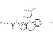 [5-[(二<span class='lighter'>甲</span>氨基)乙酰基]-10,11-二氢-5H-二苯并[B,F]<span class='lighter'>氮</span><span class='lighter'>杂</span>革-3-基]氨基甲酸乙酯单<span class='lighter'>盐酸盐</span>