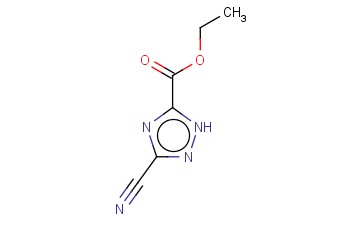 ETHYL <span class='lighter'>3-CYANO-1H-1,2,4-TRIAZOLE-5-CARBOXYLATE</span>