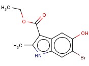 6-<span class='lighter'>溴</span>-5-羟基2-甲基-1H-吲哚-3-羧酸<span class='lighter'>乙</span><span class='lighter'>酯</span>
