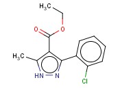 1H-PYRAZOLE-4-CARBOXYLIC ACID, 3-(2-CHLOROPHENYL)-5-METHYL-, ETHYL ESTER