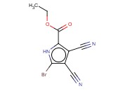ETHYL 5-BROMO-3,4-DICYANO-1H-PYRROLE-2-CARBOXYLATE