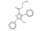 5-<span class='lighter'>氨基</span>-1,4-<span class='lighter'>二</span>苯基-1H-吡唑-3-甲酸<span class='lighter'>乙</span><span class='lighter'>酯</span>