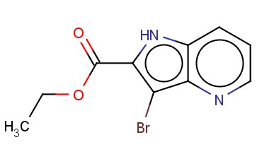 3-BROMO-1H-PYRROLO[3,2-B]PYRIDINE-2-CARBOXYLIC ACID ETHYL ESTER