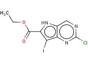 ETHYL 2-CHLORO-7-IODO-5H-PYRROLO[3,2-D]PYRIMIDINE-6-CARBOXYLATE