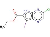 ETHYL 3-CHLORO-7-IODO-5H-PYRROLO[2,3-B]PYRAZINE-6-CARBOXYLATE