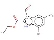 7-BROMO-3-FORMYL-5-METHYL-1H-INDOLE-2-CARBOXYLIC ACID ETHYL ESTER